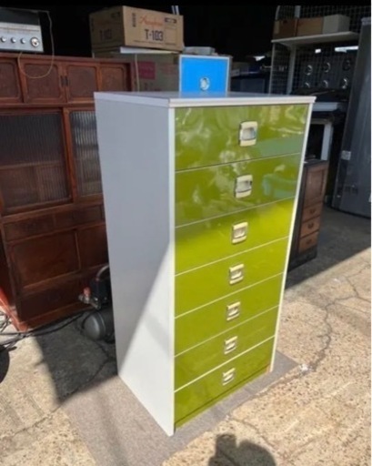 レトロポップタンス 昭和家具 アンティークビ ンテージ