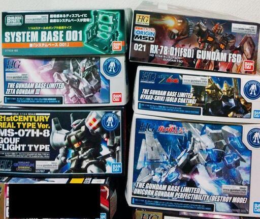 ガンプラHGUC 9点