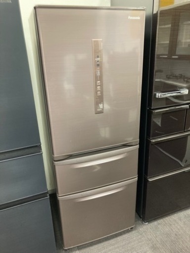 【現状品】M87 Panasonic パナソニック 冷凍冷蔵庫 315L  NR-C32FM-T 2017年製 簡易動作確認済