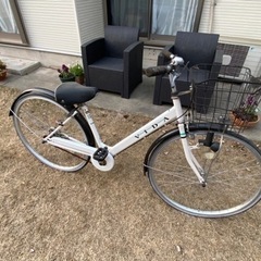 話し合い中　自転車