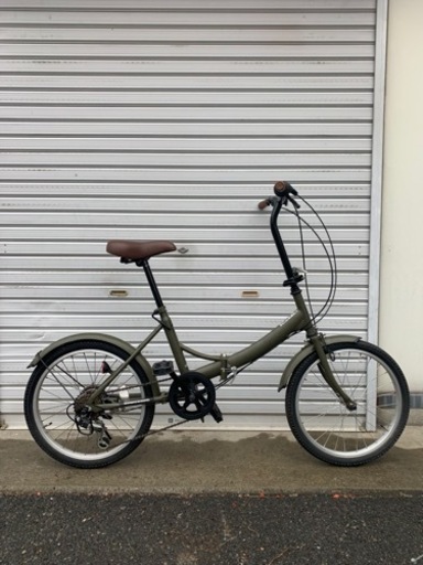 ☆前後タイヤ良品☆ 20インチ 折りたたみ自転車　防犯登録料込!! [No.253]