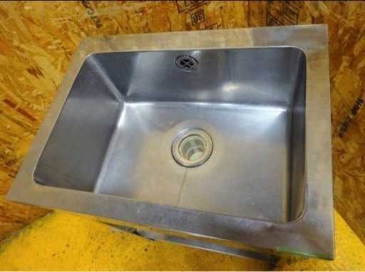(888-0) 業務用 ステンレス 1槽シンク W600D450H450BG800 中古品 一槽 流し台 厨房 飲食店 お引き取りも歓