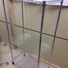 メタルラック　キャスター付き　3段