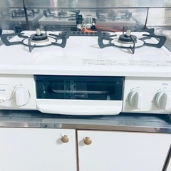 真っ白なガスコンロを5000円でお譲り致します！