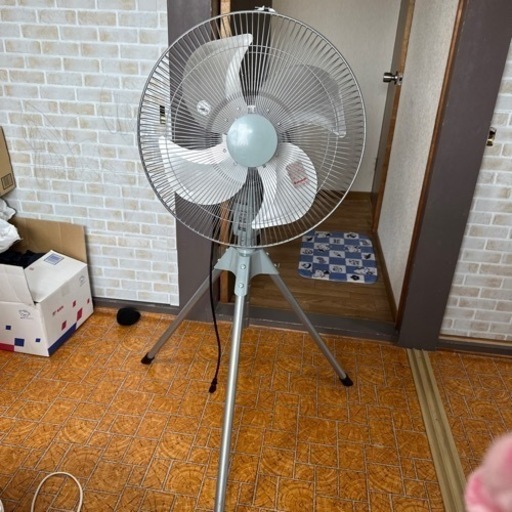 (取引中)「美品」扇風機　45cmアルミ工場扇 HSE-45A