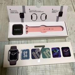 【値下げ】新品⭐️スマートウォッチ 1.75インチ 防水 ピンク...