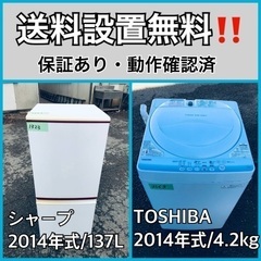 送料設置無料❗️業界最安値✨家電2点セット 洗濯機・冷蔵庫196