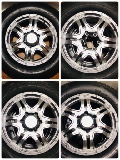 極美品　ランクルプラド社外アルミ4本セット265/65R17 17×7 1/2J