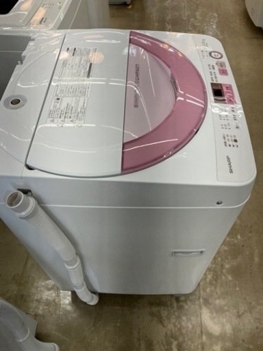 ?SHARP 穴無し槽で節水！ 洗濯機?6317