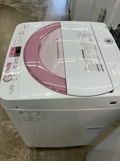 ?SHARP 穴無し槽で節水！ 洗濯機?6317