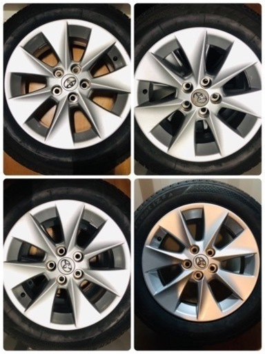 美品　20アルファード　ヴェルファイア　純正アルミ4本セット17×7J33
