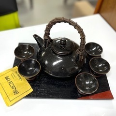 龍門司焼　黒じょか
