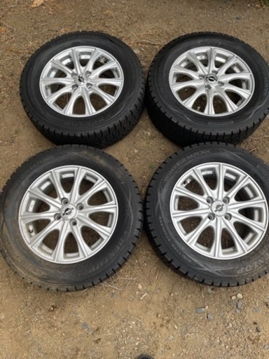 バリ山スタッドレス！195/65R15 DUNLOPウィンターマックス カローラフィールダー
