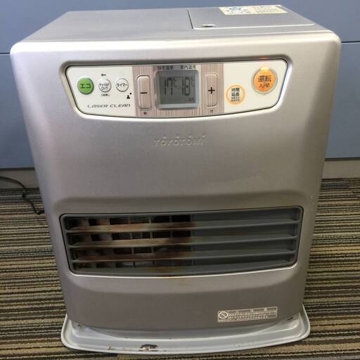 ○【通電確認済】強制通気形開放式石油ストーブ LA-32F 15年製 ㈱トヨトミ 季節家電 暖房 タンク5L 中古 店頭引取大歓迎(NF230114)421-4W