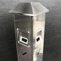 屋外用ステンレス製スタンド灰皿の画像