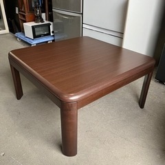 寒い冬の必需品!! ニトリ 家具調こたつ 75×75 正方形タイプ