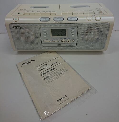 【値下げ】CDラジカセ　AIWA　CSD-W330　再生確認済み
