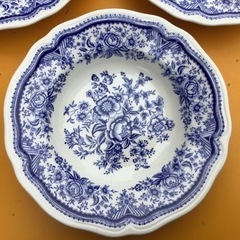 中古　難あり。NIKKO 深皿　花柄　23の画像