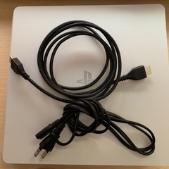 PS4 グレイシャルホワイト500G SSD換装済の画像