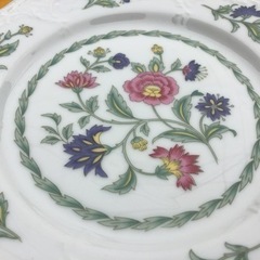 中古　食器　プレート　花柄　平皿　17の画像