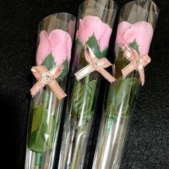 K2♫フラワーソープ①1輪のブーケ２本@300円、３本@280円の画像