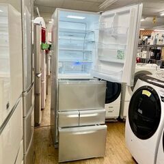 地域限定送料無料 美品【 TOSHIBA 】東芝 411L 5ドア 大型冷凍冷蔵庫