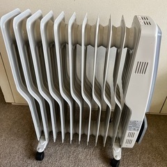 テクノスオイルヒーター １回のみ使用箱なし説明書あり