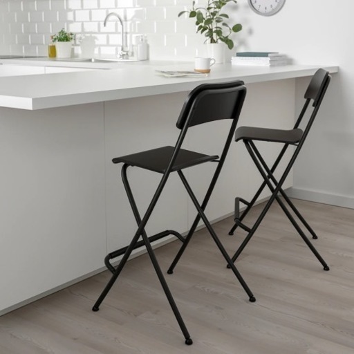 IKEA FRANKLIN イケア フランクリン カウンターチェア ブラック