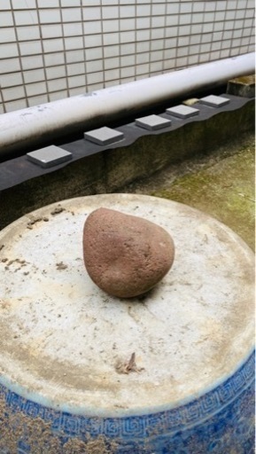 御影石　石臼　石臼台　杵　セット