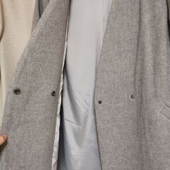 【美品】ノーカラーコート【PLST】の画像