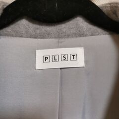 【美品】ノーカラーコート【PLST】の画像
