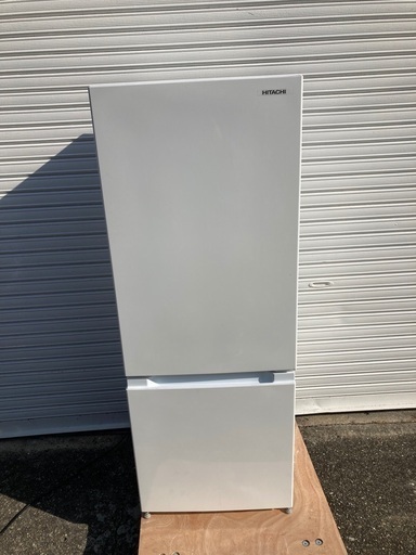 日立 冷凍冷蔵庫 RL-154NA 右開き 2020年製 メタリックシルバー
