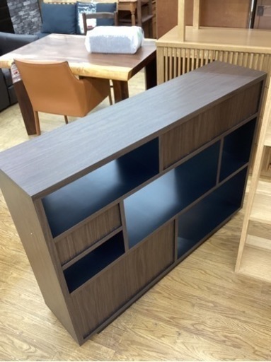 KA-91【新入荷　アウトレット】GARTガルト　シェルフキャビネット　ブラウン