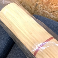 お値下げ中 タグ付き*未使用 籐カーペット 籐100％ 綿貼り 200×200cm ラグ和風 ナチュラル インテリア 籐敷物 家具屋の画像