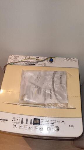 【配達相談】Hisense 洗濯機 5.5kg