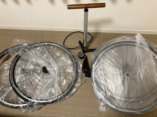 ホイール＆タイヤ2組＋サドル＋空気入れセット