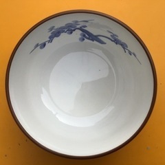 中古　菓子鉢　瀬戸焼　東泉窯　光月作梅彫の画像