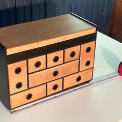 引き出し多数 小物入れ  アンティーク？和風？
