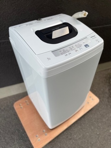 【受付終了】HITACHI 日立　全自動洗濯機　NW-50E 5.0kg 2019年製