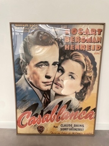 値下げ レア カサブランカ 英国 ポスター