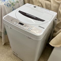 SHARP シャープ 全自動電気洗濯機 ES-GE6D-T 6.0kg 2019年製 幅565mm奥行570mm高さ890mm 美品