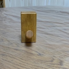 無印良品 壁に付けられる家具 フック オーク材【2】