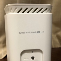 WiｰFiルーター Speed WiｰFi HOME 5G L12 値段交渉可能の画像