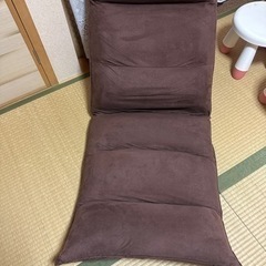 リクライニング　座椅子の画像