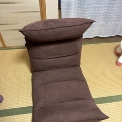 リクライニング　座椅子の画像