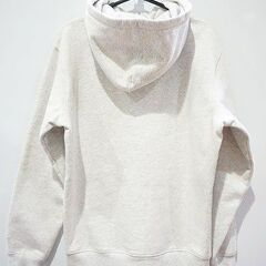 【苫小牧バナナ】極美品☆CHAMPION×Supreme/チャンピオン×シュプリーム パーカー プルオーバー S ホワイト ライトグレー 裏起毛♪の画像
