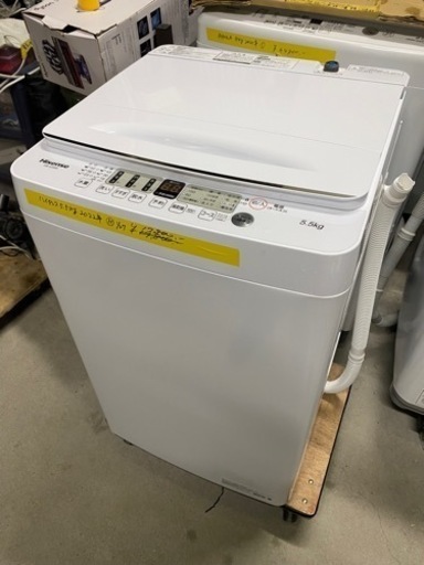 お薦め品‼️分解洗浄済み‼️ハイセンス洗濯機5.5kg2022年