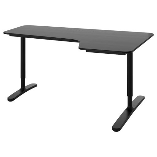 IKEA L字型コーナーデスク★仕事に便利