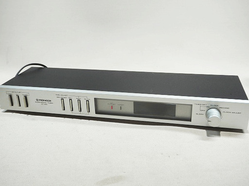 【苫小牧バナナ】PIONEER/パイオニア DT-100 オーディオタイマー デジタル 通電確認のみ 現状品 ♪