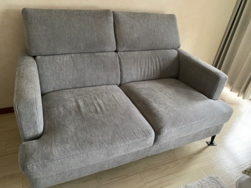 3人用布張りソファ(サザーラ GY)